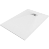 Mexen Hugo téglalap alakú SMC zuhanytálca 100 x 90 cm, fehér, inox takarófedél - 42109010-X