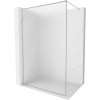 Mexen Kioto-F Walk-in zuhanyfal kerettel 90 x 202 cm, jégmintás, 8 mm, króm - 800-090-104-01-30