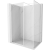Mexen Kioto-F zuhanyfal Walk-in kerettel 170 x 80 cm, átlátszó 8 mm, fehér - 800-170-202-04-20-080