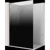 Mexen Kioto L Walk-in zuhanyfal 70 x 200 cm, fekete ombre 8 mm, rózsaarany - 800-070-103-60-76