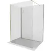 Mexen Kioto Walk-in zuhanyfal 110 x 100 cm, átlátszó, arany - 800-110-212-50-00-100