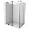 Mexen Kioto Walk-in zuhanyfal 110 x 100 cm, fekete minta, króm - 800-110-202-01-70-100