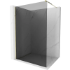 Mexen Kioto - Walk-In Zuhanyfal - 120x200 cm - 8 mm Arany Profil