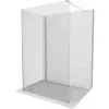 Mexen Kioto Walk-in zuhanyfal 130 x 90 cm, átlátszó, króm - 800-130-212-01-00-090