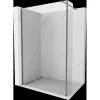 Mexen Kioto Walk-in zuhanyfal 170 x 40 cm, átlátszó, gun gray eloxált - 800-170-212-66-00-040