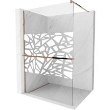 Mexen Kioto+ Walk-in Zuhanyfal - 70x200 cm - 8 mm Üveg kád, zuhanykabin