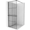 Mexen Kioto+ Walk-in Zuhanyfal - 70x200 cm - Fekete