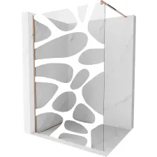 Mexen Kioto Walk-In Zuhanyfal - 80x200 cm - Átlátszó Üveg kád, zuhanykabin