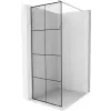 Mexen Kioto Walk-in Zuhanyfal - 80x200 cm - Fekete