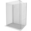 Mexen Kioto Walk-in zuhanyfal 90 x 80 x 40 cm, átlátszó, króm - 800-090-080-221-01-00-040