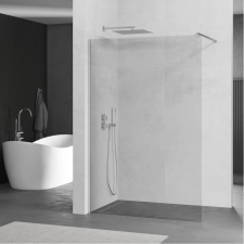 Mexen Kioto walk-in zuhanyfal - átlátszó üveg / króm profil - 100 cm (800-100-101-01-00) kád, zuhanykabin