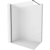 Mexen Kioto-X Walk-in zuhanyfal 100 x 200 cm, matt 10 mm, fekete - 800-100-101-70-30-X