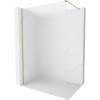 Mexen Kioto-X Walk-in zuhanyfal 110 x 200 cm, 10 mm-es matt üveg, arany - 800-110-101-50-30-X