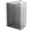 Mexen Kioto-X Walk-in zuhanyfal 120 x 200 cm, grafit 10 mm, gun metal - 800-120-101-95-40-X