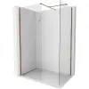 Mexen Kioto-X Walk-in Zuhanyfal 140 x 90 cm, átlátszó 10 mm, rózsaarany - 800-140-202-60-00-090-X