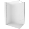 Mexen Kioto-X zuhanyfal Walk-in 110 x 200 cm, matt 10 mm, króm - 800-110-101-01-30-X