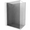 Mexen Kioto-X zuhanyfal Walk-in 150 x 200 cm, grafit 10 mm, fehér - 800-150-101-20-40-X