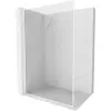 Mexen Kioto-XF L Walk-in zuhanyfal kerettel 70 x 202 cm, átlátszó 10 mm, fehér - 800-070-174-20-00-XF