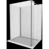 Mexen Kioto zuhanyfal Walk-in 110 x 95 x 30 cm, átlátszó, gun metal - 800-110-095-221-95-00-030