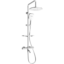 Mexen KT17 Termosztátos Kád-Zuhany Szett - Króm/Fehér fürdőkellék
