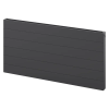 Mexen Line CL11 lapradiátor 900 x 1600 mm, oldalsó csatlakozás, 1746 W, antracit - W411L-090-160-66