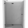 Mexen Lunar balra nyíló, 140 cm-es zuhanyajtó, átlátszó, fekete - 834-140-000-70-00-L