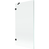 Mexen Lunar egyajtós fürdőszobai paraván 90 x 150 cm, átlátszó, fekete - 897-090-000-70-00