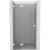 Mexen Lunar L bal oldalsó zuhanyajtó 105 cm, átlátszó, fehér - 834L-105-000-20-00-L