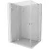 Mexen Lunar L Duo nyíló zuhanykabin 120 x 115 cm, átlátszó, króm - 834L-120L-115P-01-00