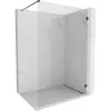 Mexen Lunar zuhanyfal Walk-in jobb 100 x 200 cm, átlátszó 8 mm, fekete - 830-100-000-70-00-P