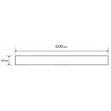 Mexen M08 lefolyófedő zuhanyfolyókához 60 cm, Fekete - 1725060 fürdőkellék