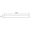 Mexen M08 lefolyófedő zuhanyfolyókához 90 cm, Króm - 1025090