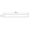 Mexen M22 lefolyófedő zuhanyfolyókához 90 cm, Króm - 1029090