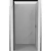 Mexen Mist-B 60 cm-es nyitható zuhanyajtó, átlátszó, gun metal - 8A2-060-000-95-00