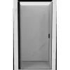 Mexen Mist-B 80 cm-es zuhanyajtó, átlátszó, fekete - 8A2-080-000-70-00