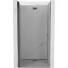 Mexen Mist-F balra nyíló, összecsukható zuhanyajtó 110 cm, átlátszó, gun metal - 8A6-110-000-95-00-L