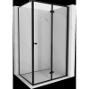 Mexen Mist-F összecsukható zuhanykabin jobbos 95 x 80 cm, fekete keret, fekete - 8A6T-095-080-70-70-P