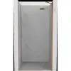 Mexen Mist-H jobbos nyíló zuhanyajtó 80 cm, átlátszó, csiszolt réz - 8A5-080-000-65-00-P
