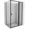 Mexen Mist T zuhanykabin jobbos ajtós 110 x 95 cm, fekete keret, fekete - 8A4T-110-095-70-70-P
