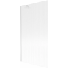 Mexen Next fürdőszobai paraván 1-szárnyú 100 x 150 cm, csíkos, fehér - 895-100-000-00-09-20