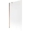 Mexen Next Kádparaván 1 részes 100 x 150 cm, szron, rózsa arany - 895-100-000-00-30-60 Kádparaván