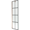 Mexen Next Kádparaván 1 részes 50 x 150 cm, fekete wzór, rózsa arany - 895-050-000-00-77-60 Kádparaván