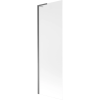 Mexen Next L egy szárnyas fürdőkádparaván 60 x 150 cm, zúzmara, gun metal - 895-060-000-03-30-95