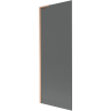 Mexen Next L fürdőkád paraván 1-szárnyú 70 x 150 cm, grafit, csiszolt réz - 895-070-000-03-40-65