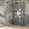 Mexen Omega tolóajtós zuhanykabin 120 x 90 cm, Átlátszó, Króm - 825-120-090-01-00