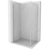 Mexen Pretoria nyílóajtós zuhanykabin 95 x 80 cm, Átlátszó, Króm - 852-095-080-01-00