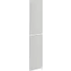 Mexen Rivel elülső rész bordázott fürdőszobai szekrényhez 35 x 80 cm (2 db), szürke matt - 91A21-1600-300-2-62