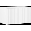 Mexen Rivel fürdőszobai mosdószekrény 80 cm, 1 fiók, bordázott, fehér matt - 91A20-08047-1-BF01