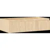 Mexen Rivel fürdőszobai mosdószekrény 90 cm, 1 fiók, barázdált, tölgy - 91A20-09023-1-BF81