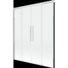 Mexen Rox 2-szárnyú, toló fürdőkád paraván 140 x 150 cm, átlátszó, fehér - 8C9-140-002-20-00